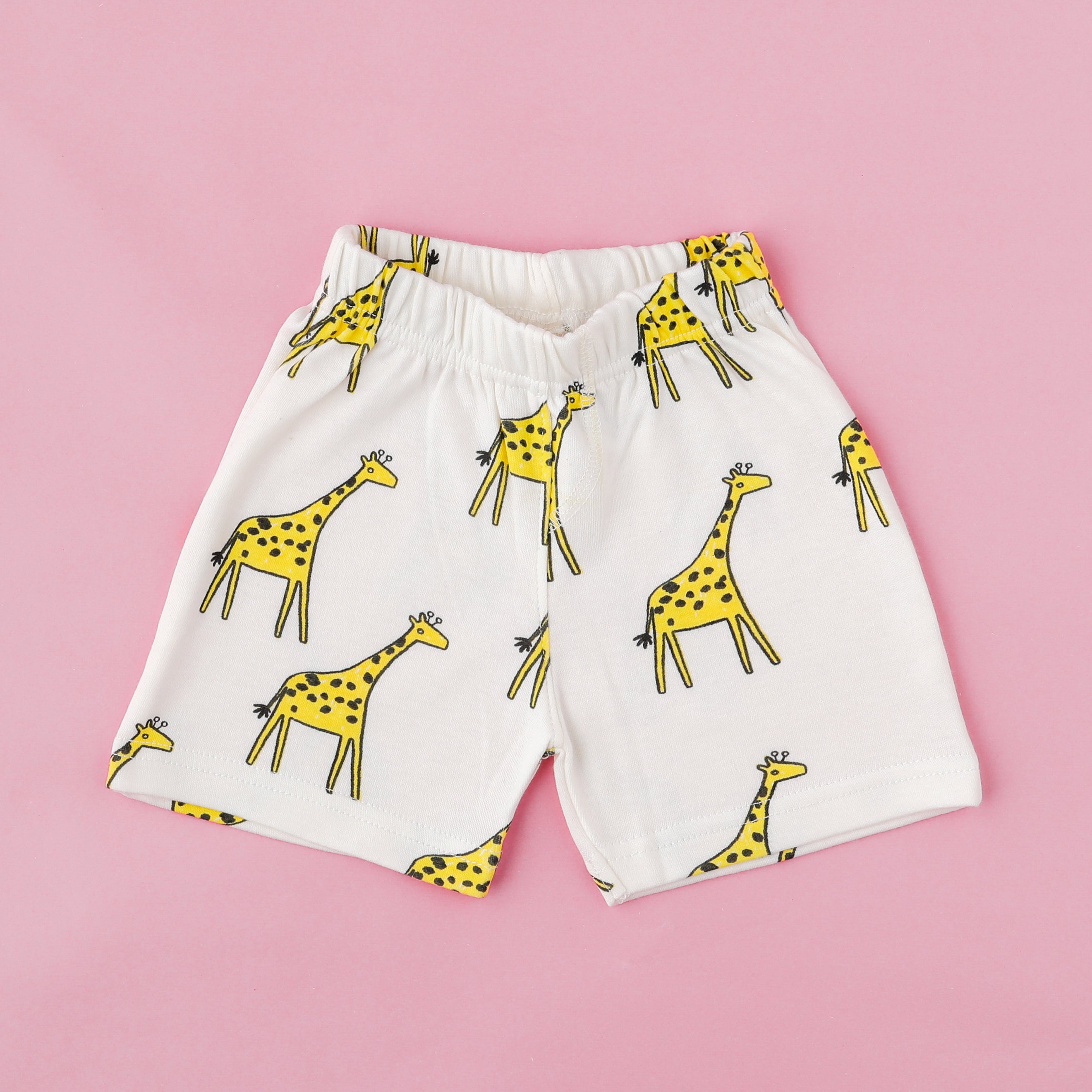 Giraffe All-Over Print Shorts