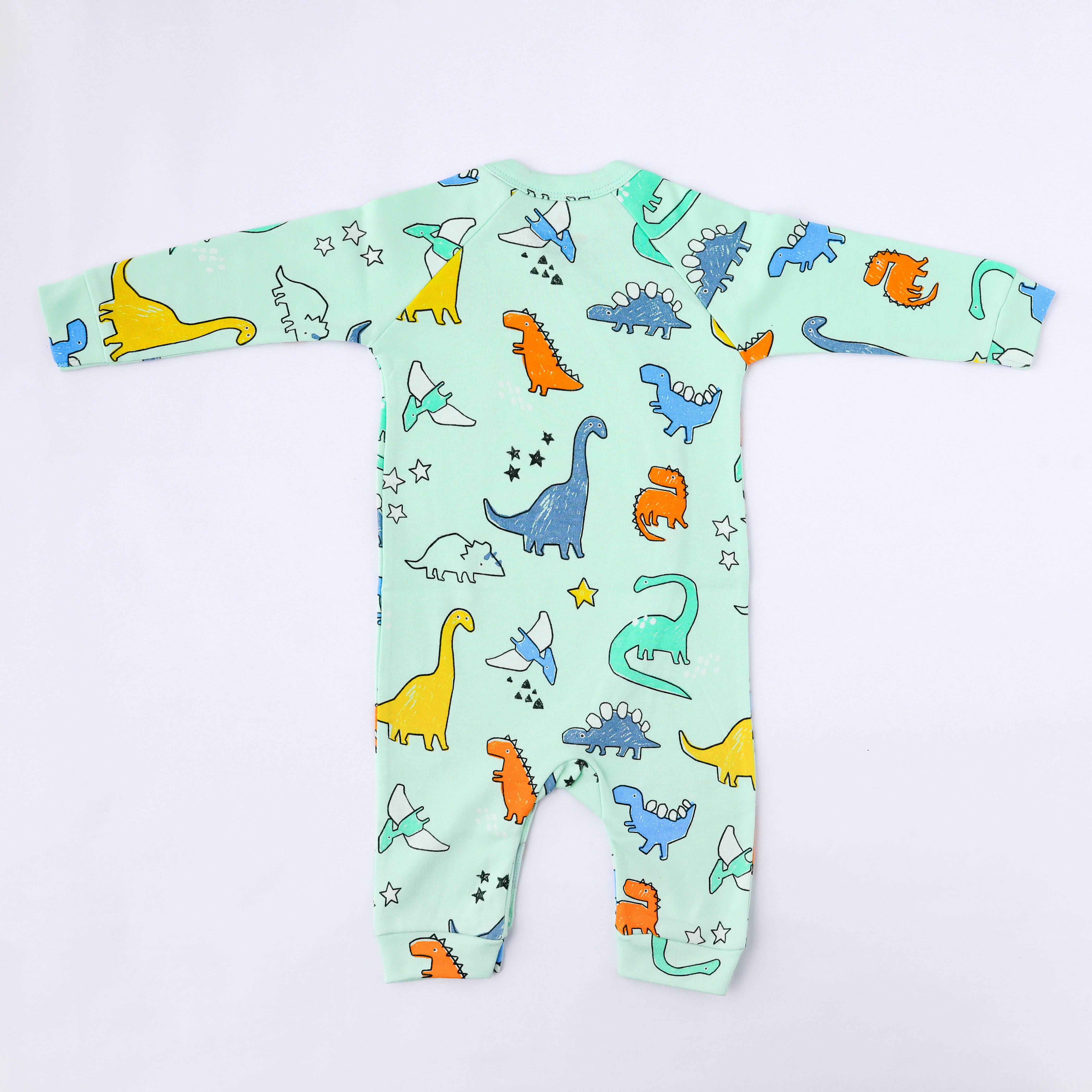 Dinosaur Printed Full Sleeve Romper- back