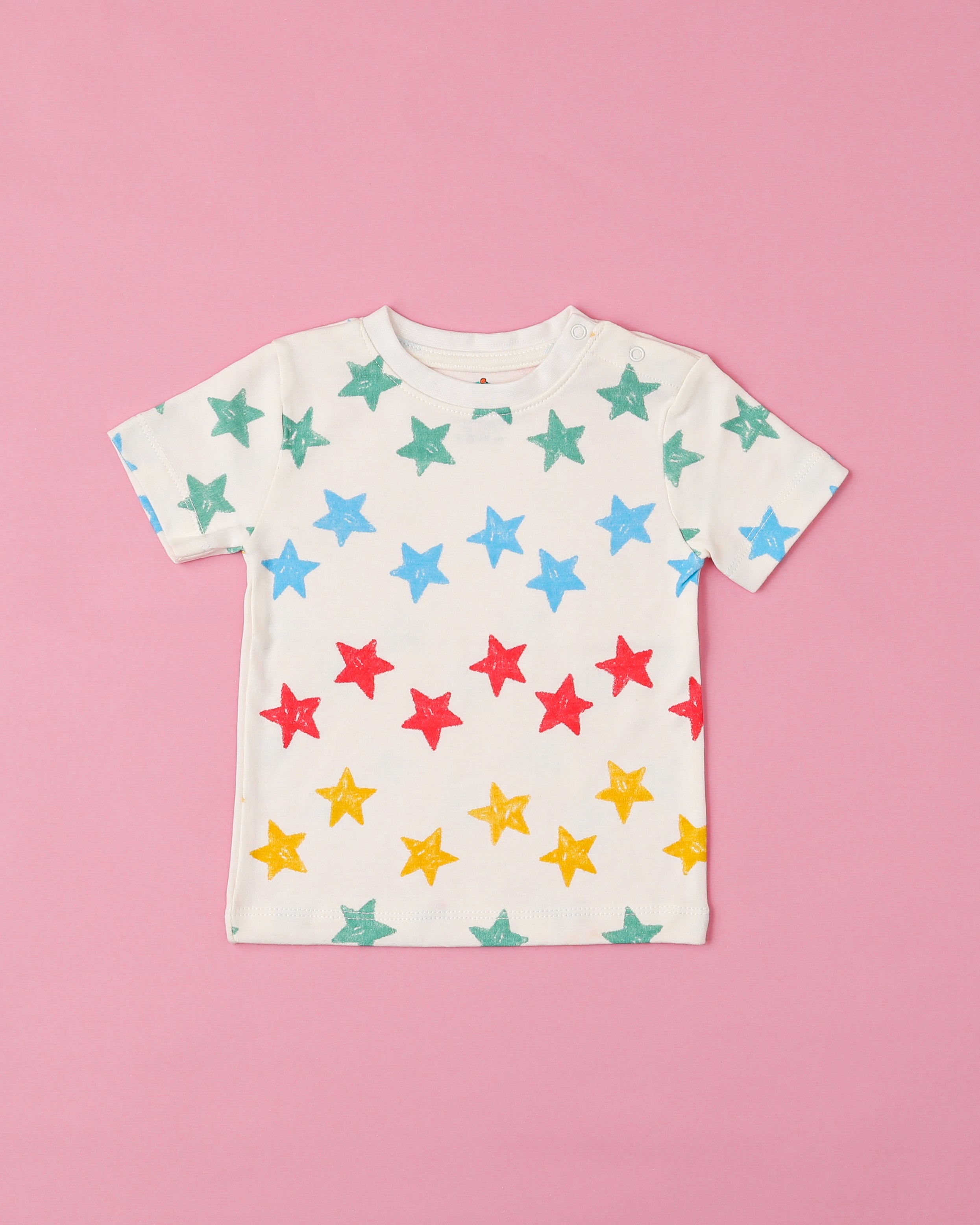 Star All-Over Print T-Shirt Shorts Set